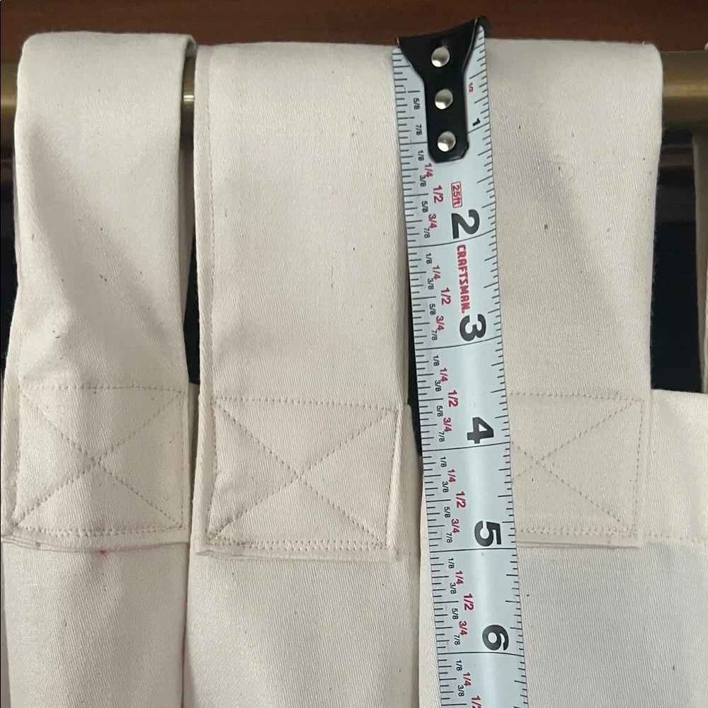 Pair Tab Top Curtain Drapery Panels